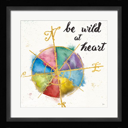 Framed Colorful World III Print