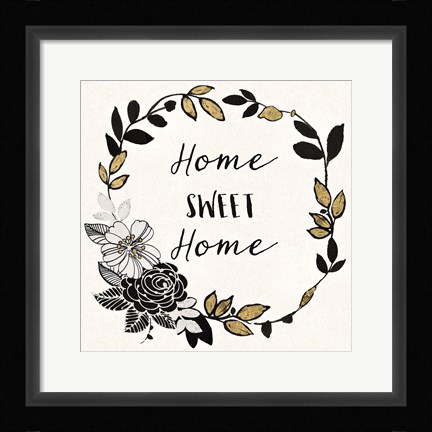 Framed Dream Garden Inspiration II Print