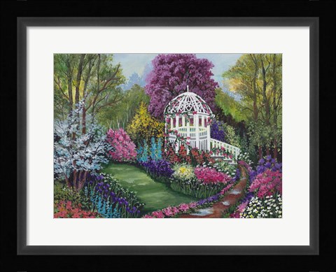Framed Paradise Garden Print