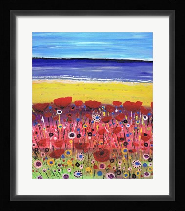 Framed Remembrance Poppies Print