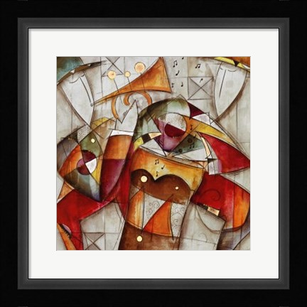 Framed Jam Session I Print