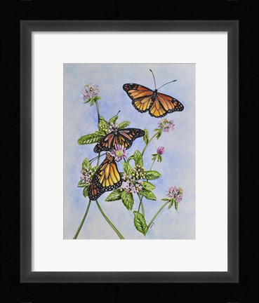 Framed Irish Monarchs Print