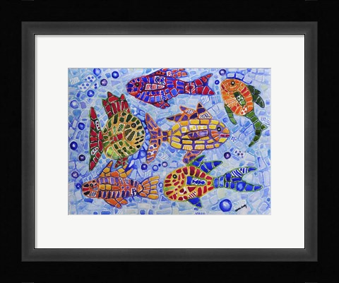 Framed Tropical Fish Print