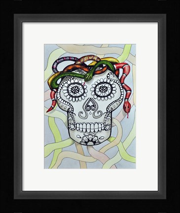 Framed Serpientes Print