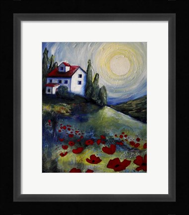 Framed Summer House Print