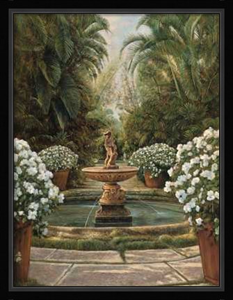 Framed In the Garden Print