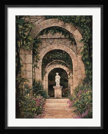 Framed Villa Garden Print