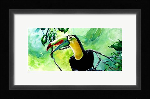 Framed Macaw Print
