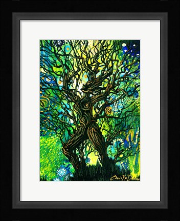 Framed Tree Of Life - Primordial Soup Print