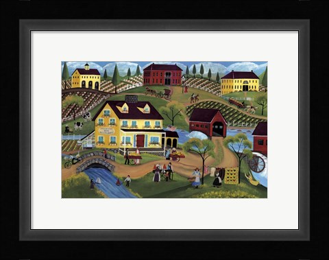 Framed Brookside Inn Restaurant Print