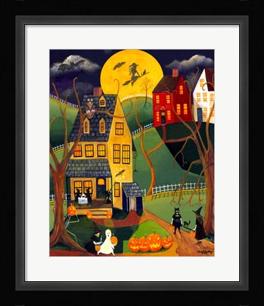 Framed Halloween Trick or Treat Print