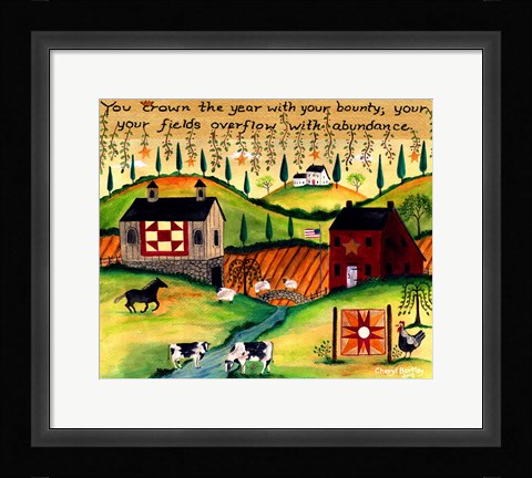 Framed Country Harvest Dream Lang Print