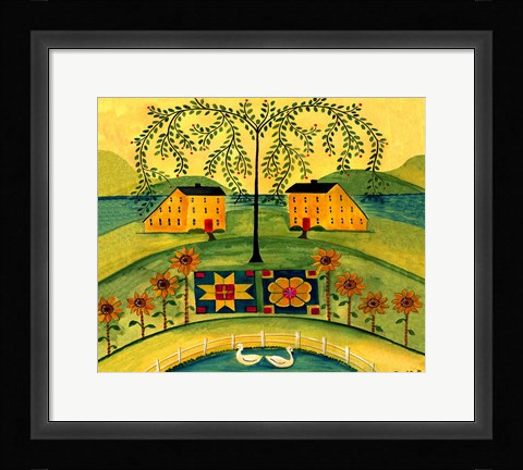 Framed Sow Seeds of Love Print