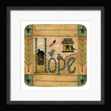 Framed Hope Print