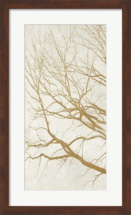 Framed Golden Tree I Print