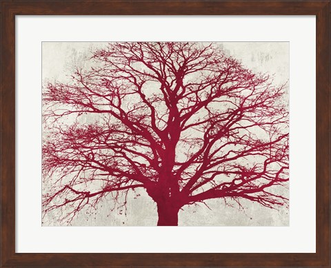 Framed Purple Oak Print