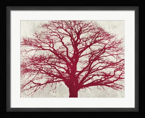 Framed Purple Oak Print