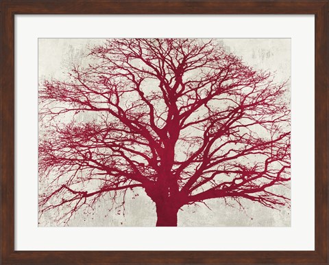 Framed Purple Oak Print