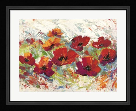 Framed Papaveri in Estate Print