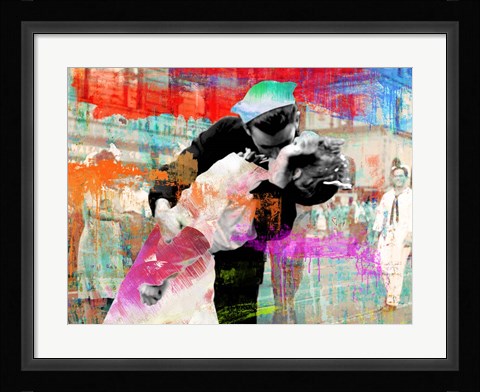 Framed Kissing the War Goodbye 2.0 Print