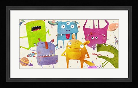 Framed Alien Class Print