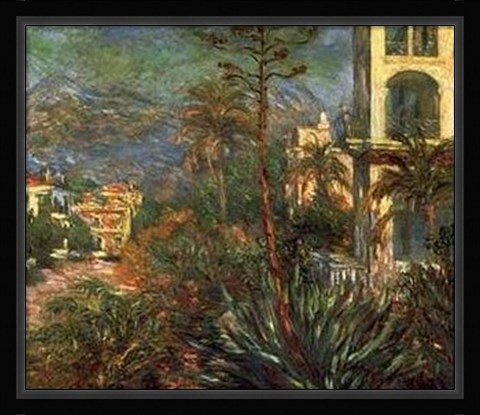 Framed Villas a Bordighera Print