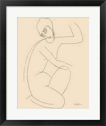 Framed Studio di Nudo I Print