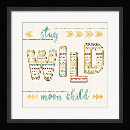 Framed Boho Quotes II Print