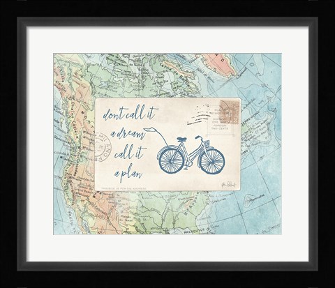 Framed Travel Posts I Print