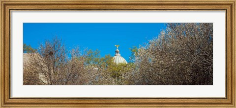 Framed Dome of a government building, Old Mississippi State Capitol, Jackson, Mississippi Print