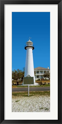 Framed Biloxi Lighthouse, Biloxi, Mississippi Print