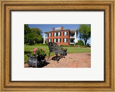 Framed Rosalie&#39; house, 1820, Union Headquarters, Natchez, Mississippi Print