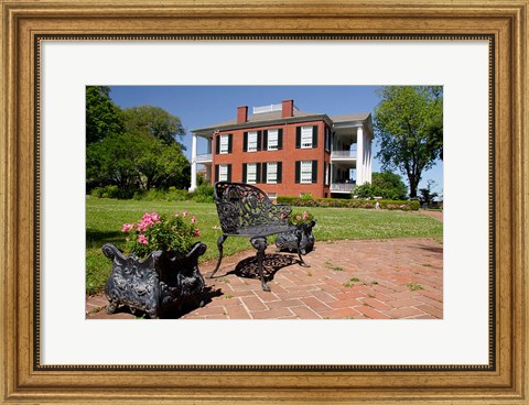 Framed Rosalie&#39; house, 1820, Union Headquarters, Natchez, Mississippi Print
