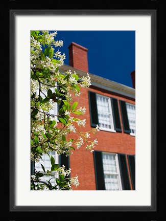 Framed Spring Pilgrimage, 'Rosalie' house, 1820, Natchez, Mississippi Print