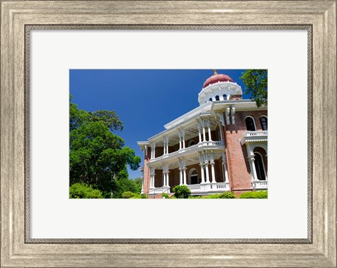 Framed Longwood&#39; house built in Oriental Villa style, 1859, Natchez, Mississippi Print