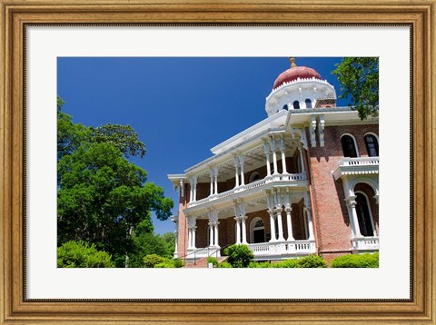 Framed Longwood&#39; house built in Oriental Villa style, 1859, Natchez, Mississippi Print