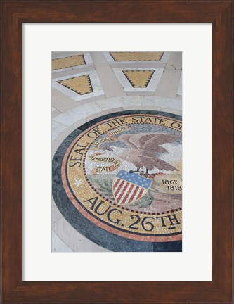 Framed Mississippi,  Illinois Memorial Print