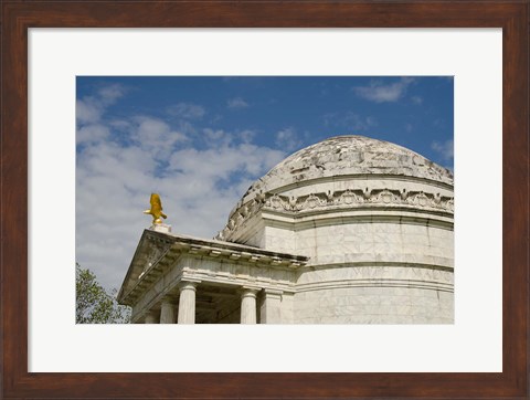 Framed Mississippi, Vicksburg Vicksburg NMP, Illinois Memorial Print