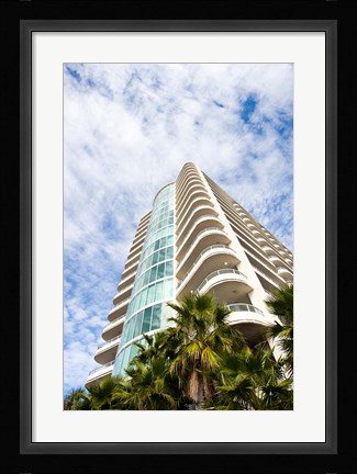 Framed Mississippi, Biloxi, Condos, Beach Boulevard Print