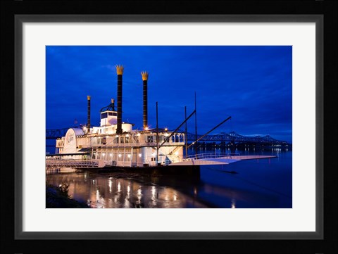 Framed Natchez Isle of Capri, Mississippi Print