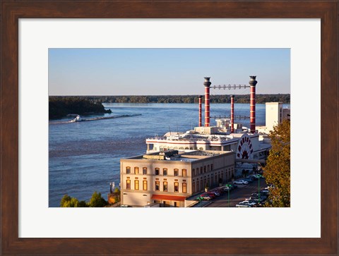 Framed Mississippi, Ameristar Casino, Mississippi River Print