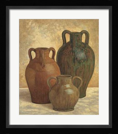Framed Composizione di Vasi Print