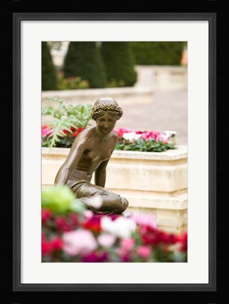 Framed Sculpture, Palace, Monte Carlo, Monaco Print