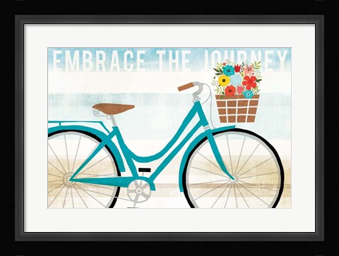 Framed Beach Cruiser Hers I Print