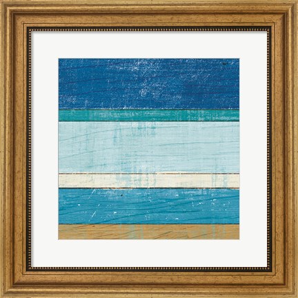 Framed Beachscape VI Print