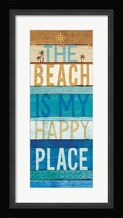 Framed Beachscape Inspiration IV Print