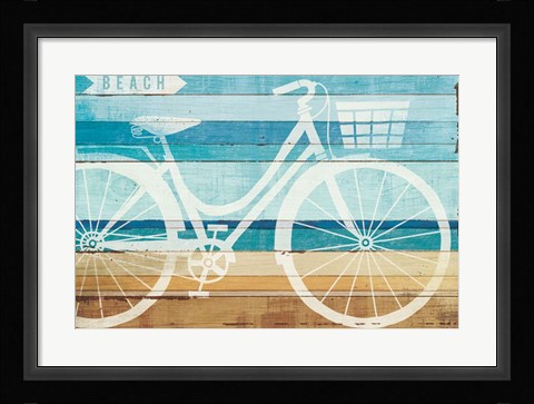 Framed Beachscape Cruiser I Print