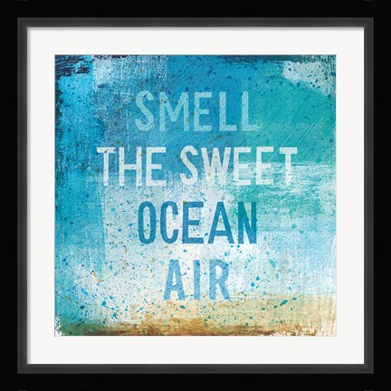 Framed Beachscape Abstract II Print