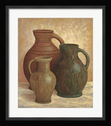 Framed Vasi di Terracotta Print