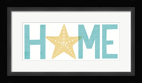 Framed Under Sea Treasures Home Print